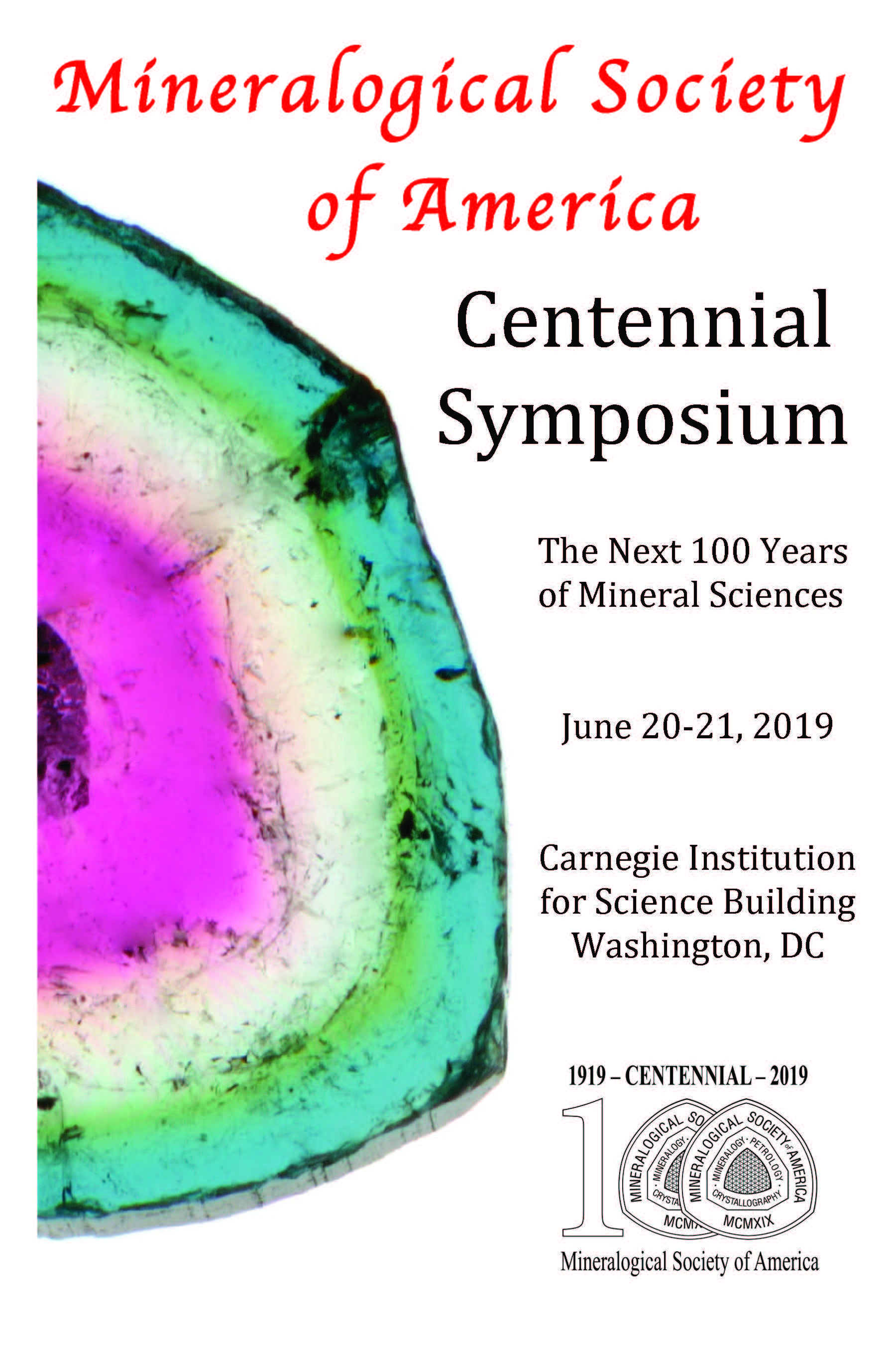 Centennial Symposium Program Cover