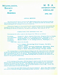 Front Cover of The MSA Information Circular