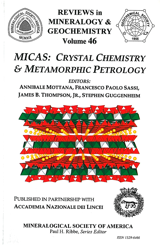 Front Cover of Reviews in Mineralogy and Geochmistry vol 46