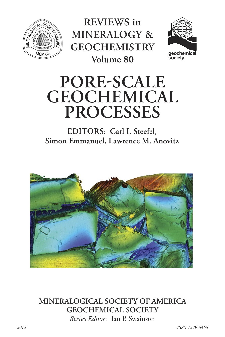 Front Cover of Reviews in Mineralogy and Geochmistry vol 80