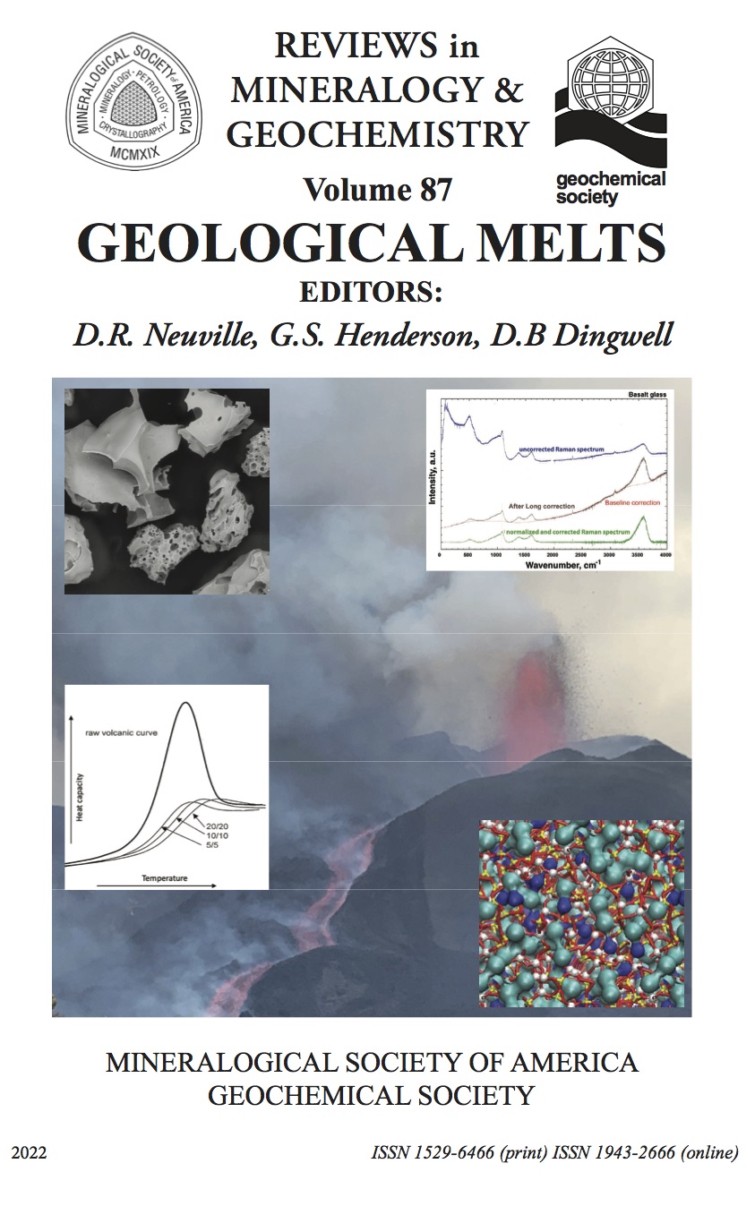 Front Cover of Reviews in Mineralogy and Geochmistry vol 87