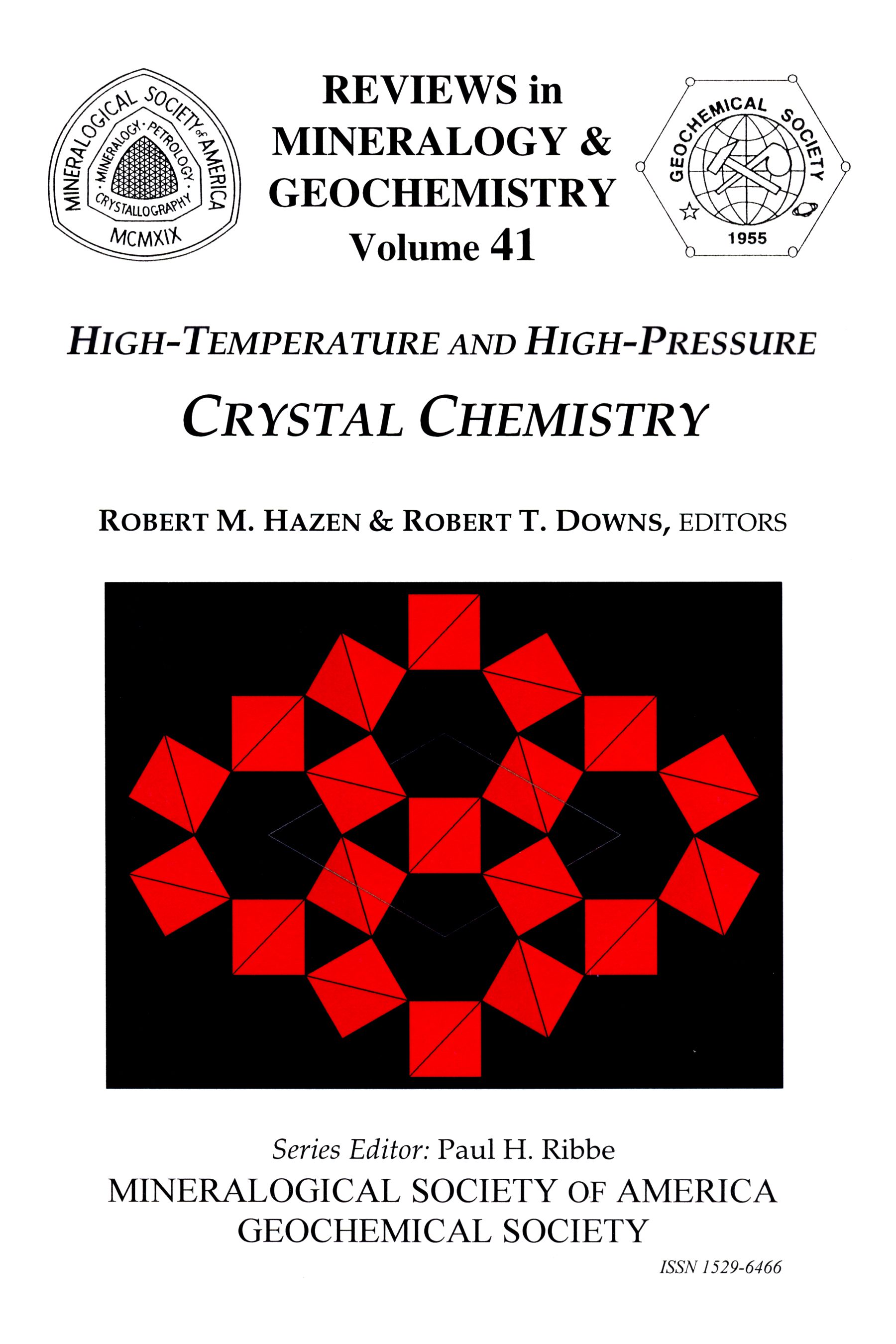 Front Cover of Reviews in Mineralogy and Geochmistry vol 41