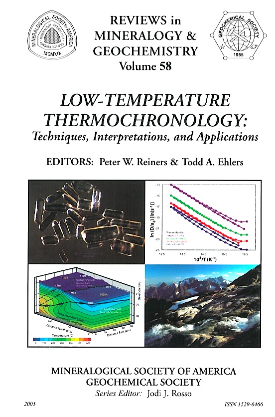 Front Cover of Reviews in Mineralogy and Geochmistry vol 58