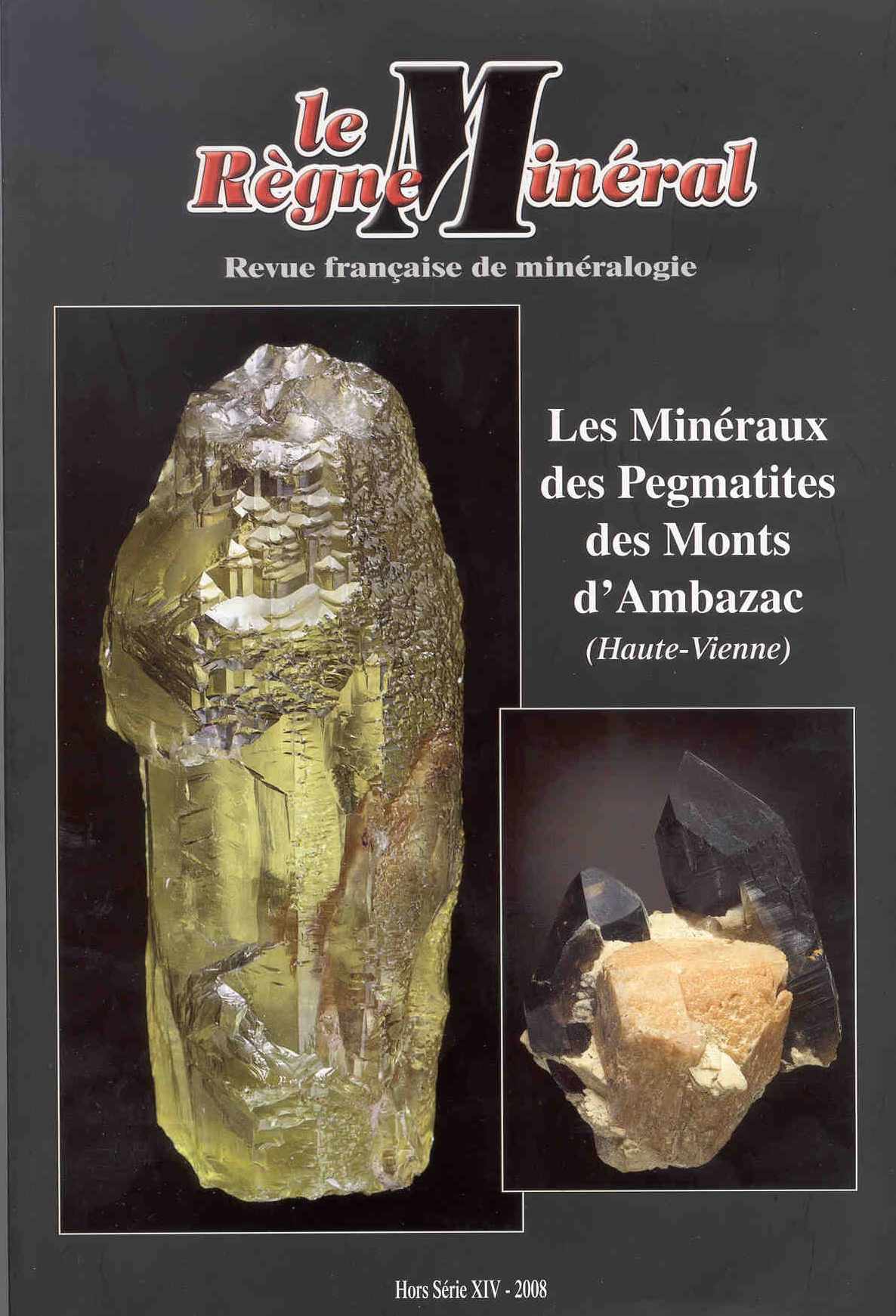 cover of 2008 edition of le Regne Mineral