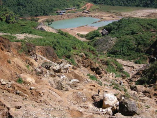 View from the Johachidolite-Hill mine