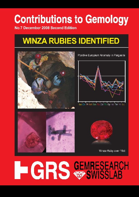 Cover of Winza Rubies Identified