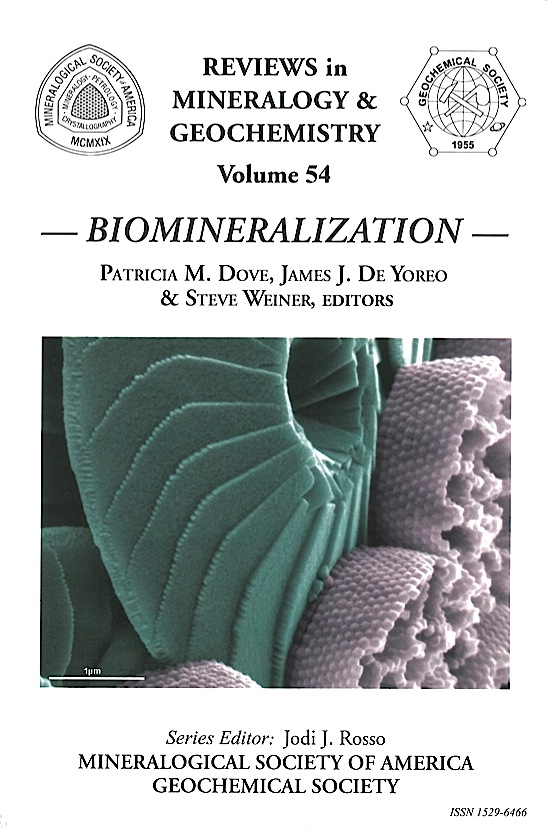 Front Cover of Reviews in Mineralogy and Geochmistry vol 54