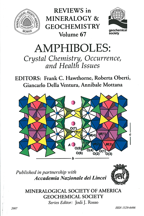 Front Cover of Reviews in Mineralogy and Geochmistry vol 67