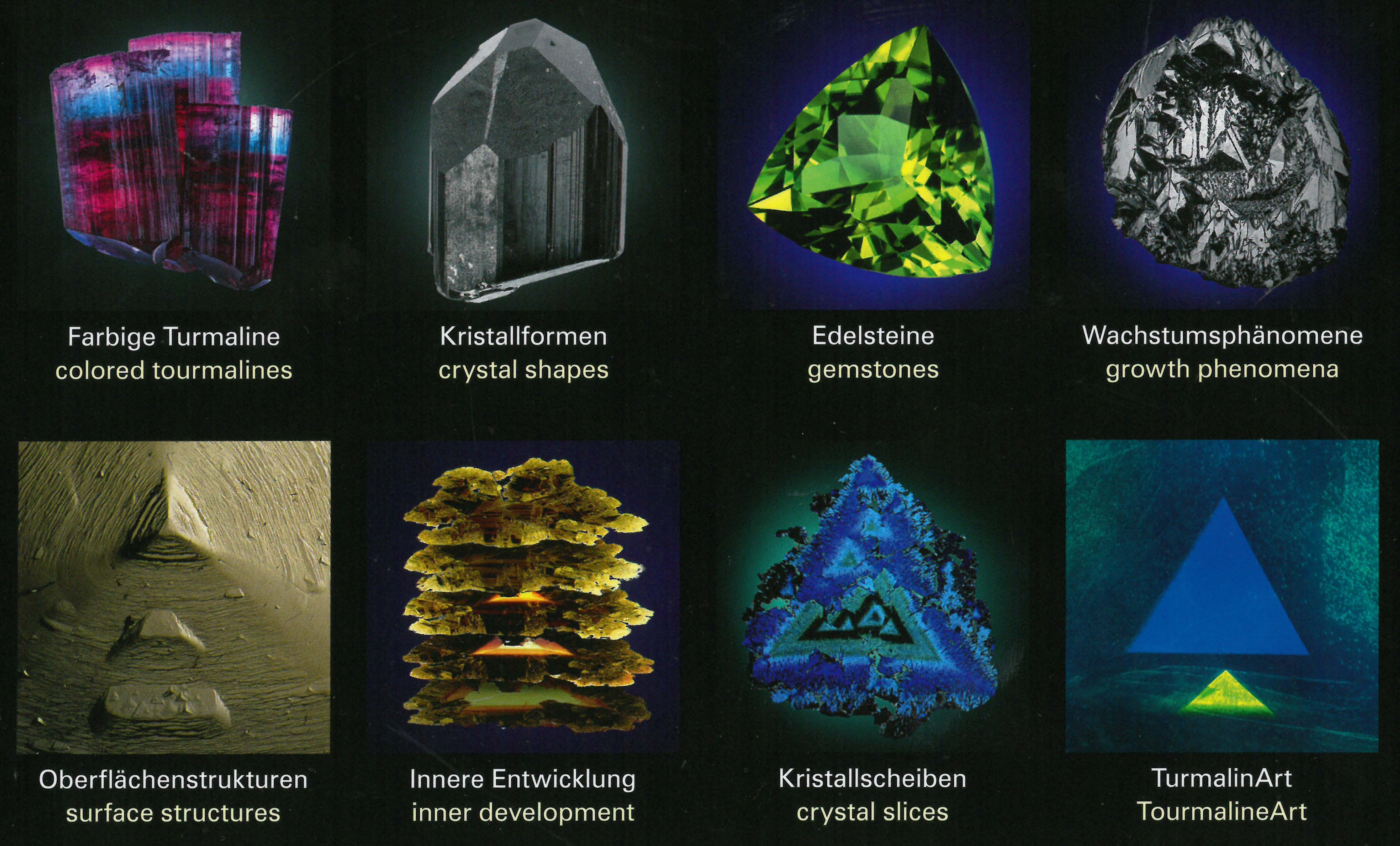 Back Cover from Tourmaline - Fascinating Crystals with Fantastic Inner Worlds