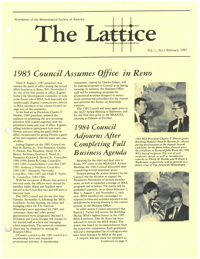 Front Cover of The Lattice v01 n1