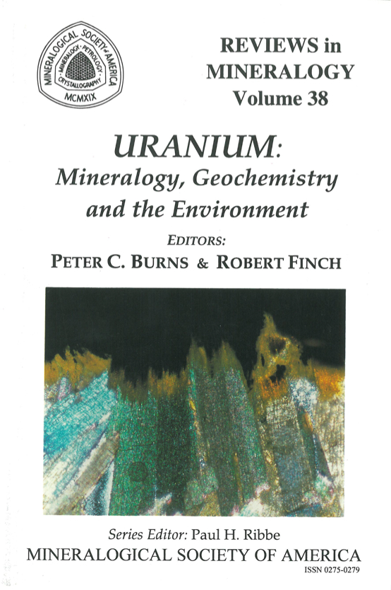 Front Cover of Reviews in Mineralogy and Geochmistry vol 38