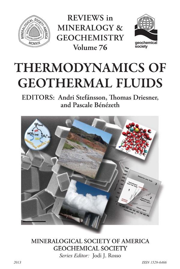 Front Cover of Reviews in Mineralogy and Geochmistry vol 76